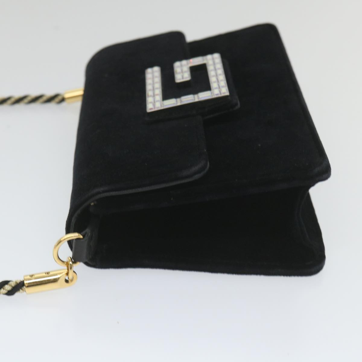 Gucci -- Black Velvet Shoulder Bag