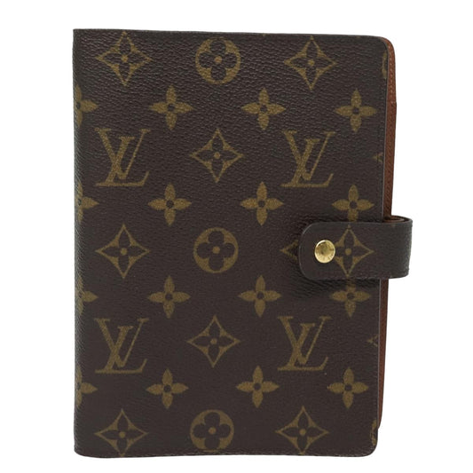 Louis Vuitton Agenda MM Brown Canvas Wallet Accessories