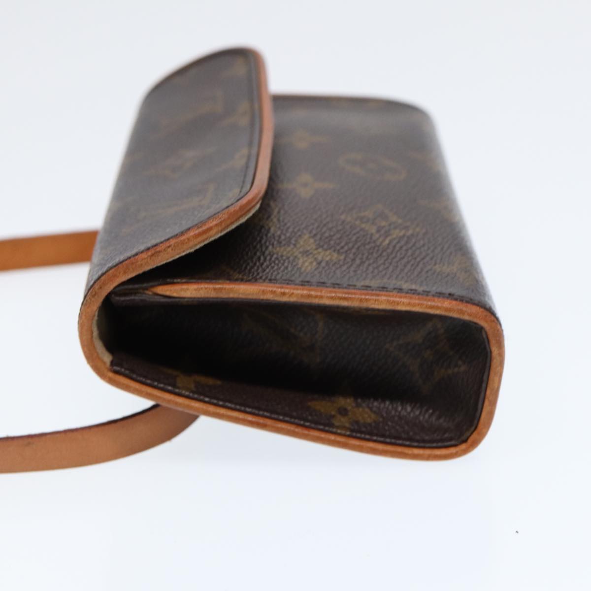 Louis Vuitton Florentine Brown Canvas Clutch Bag