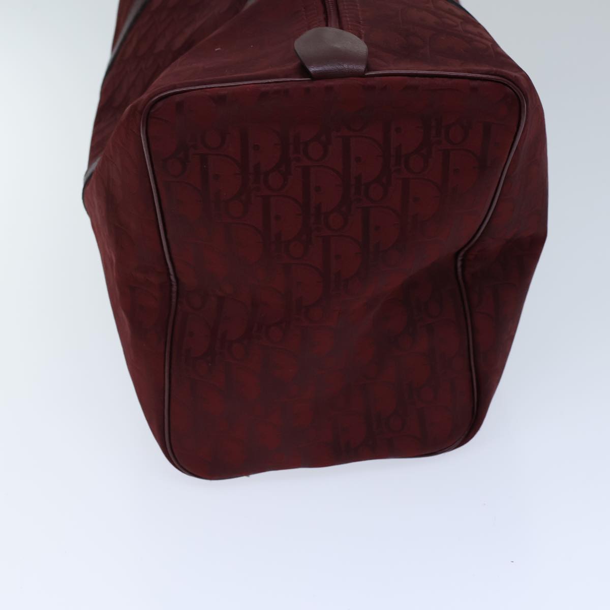 Dior Trotter Burgundy Canvas Travel Bag