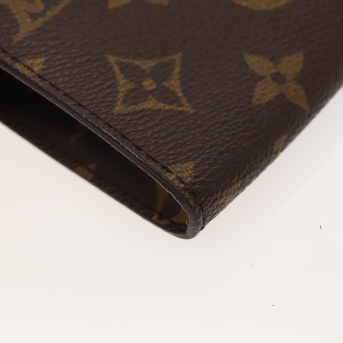 Louis Vuitton Pochette Accessoire Brown Canvas Clutch Bag