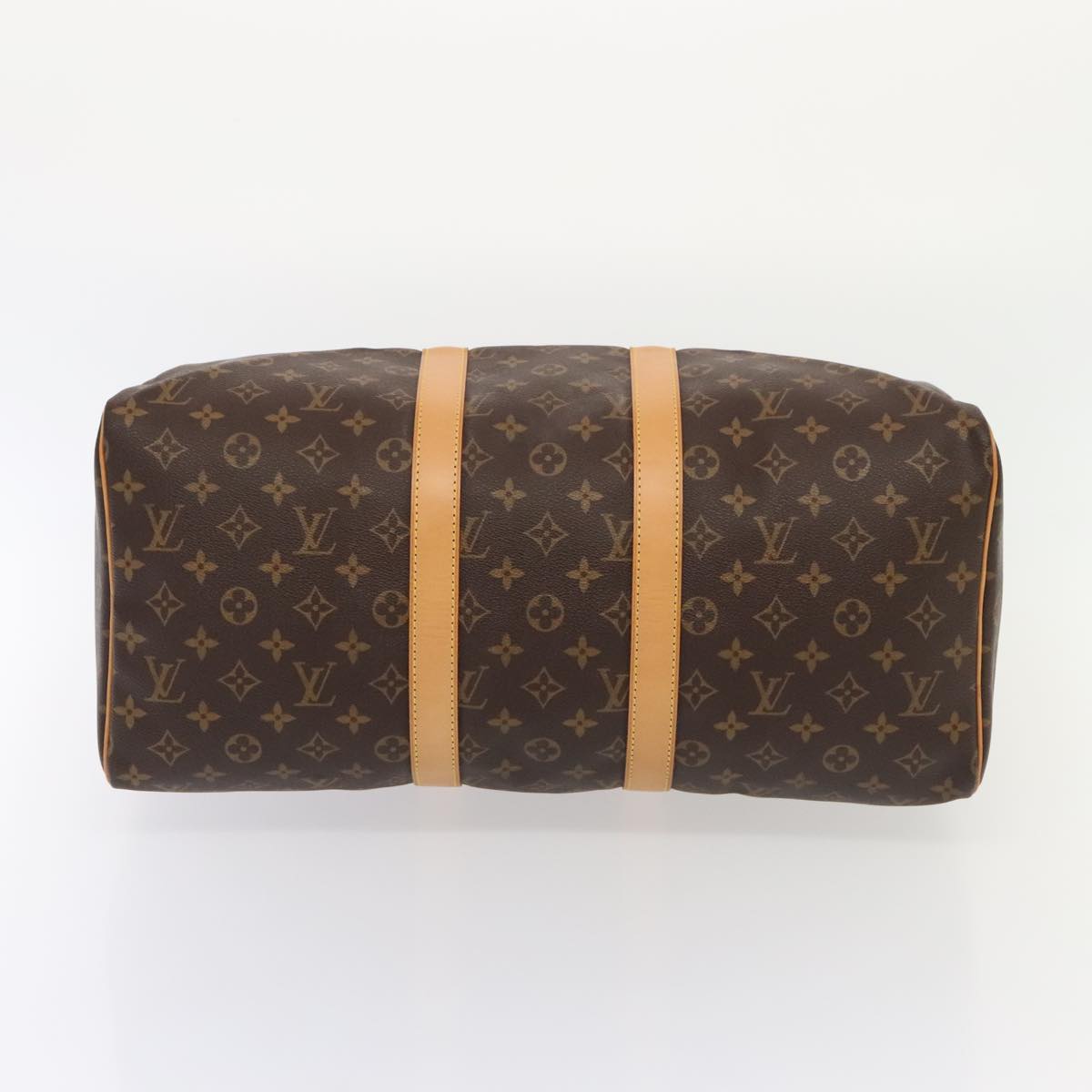 Louis Vuitton Keepall 45 Brown Canvas Travel Bag