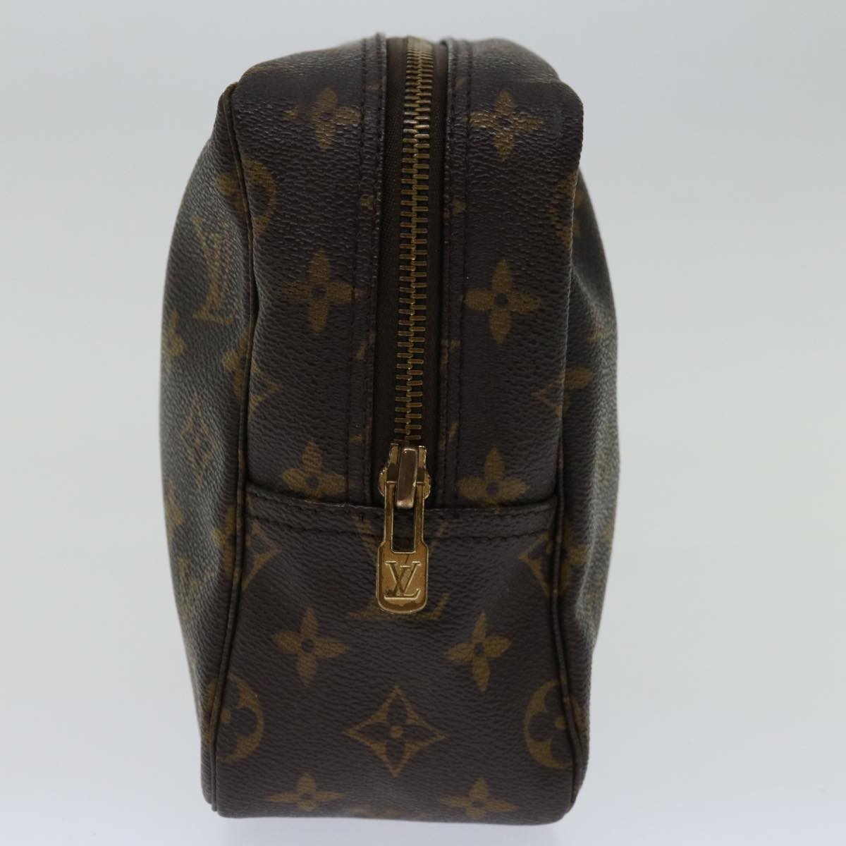 Louis Vuitton Trousse Toilette 28 Brown Canvas Clutch Bag