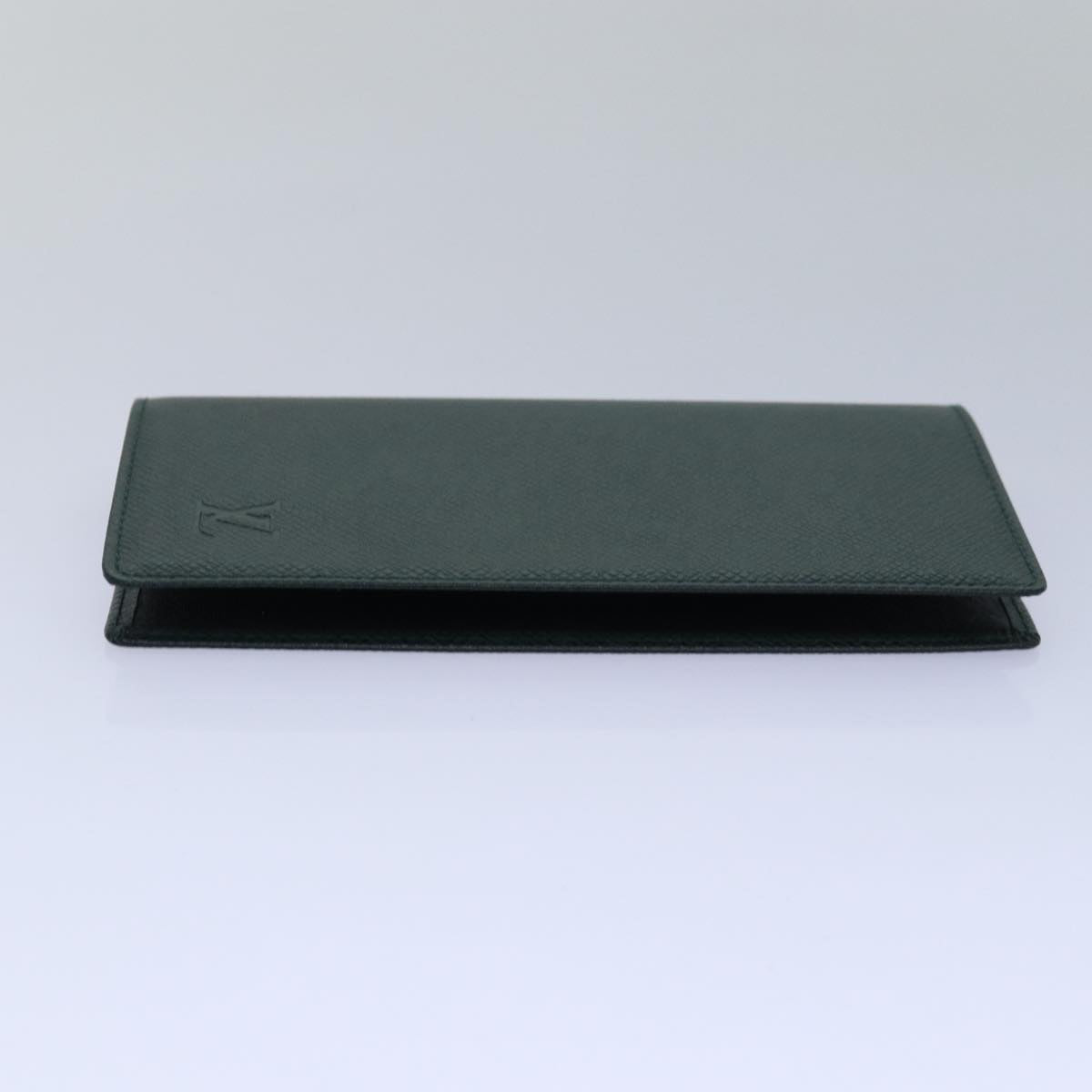 Louis Vuitton Agenda de Poche Green Leather Wallet Accessories