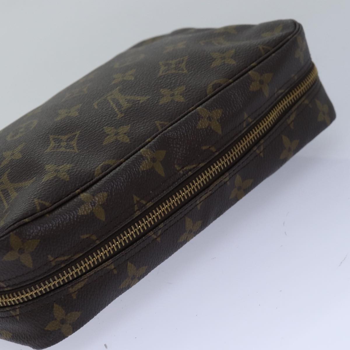 Louis Vuitton Trousse de Toilette Black Canvas Clutch Bag