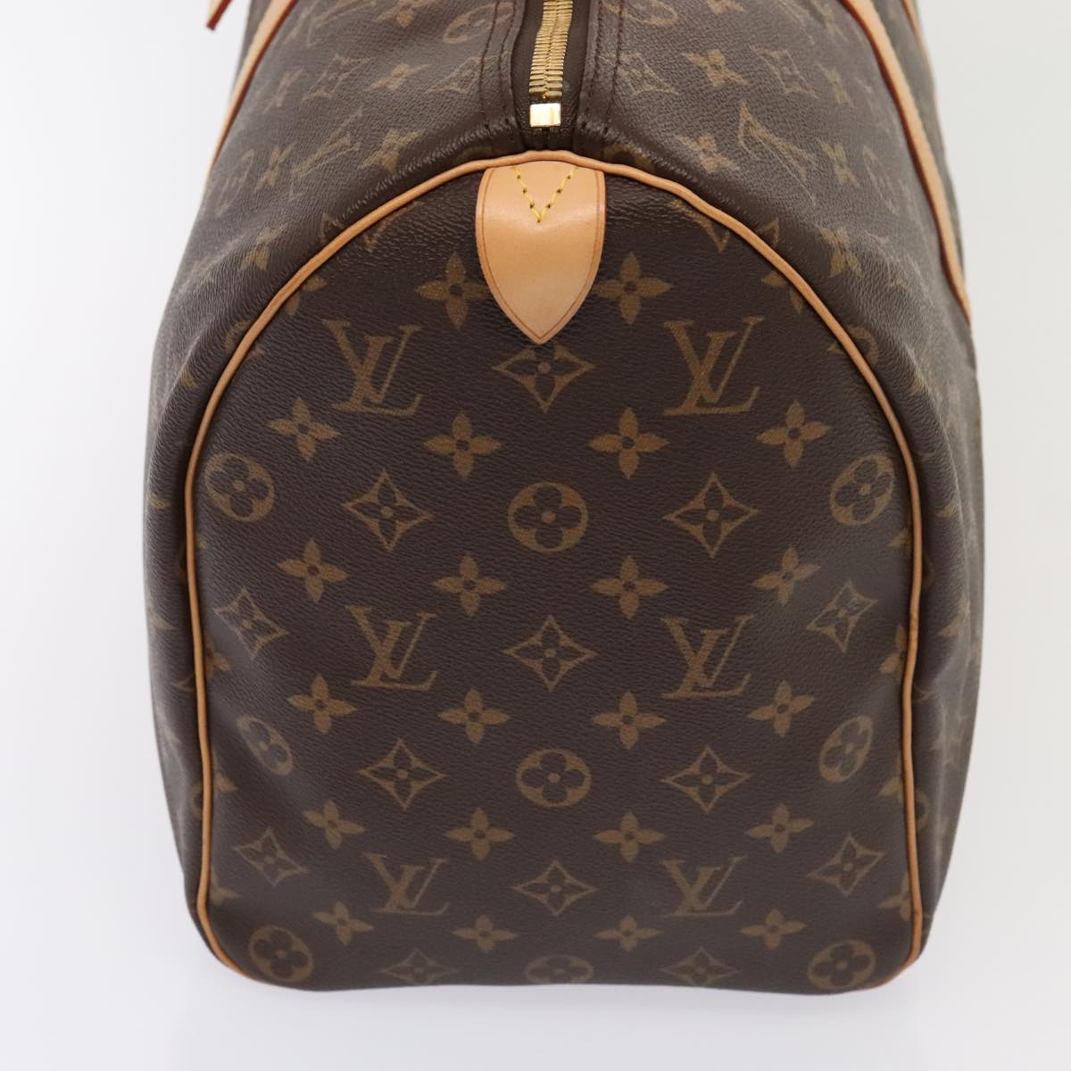 Louis Vuitton Keepall 45 Brown Canvas Travel Bag