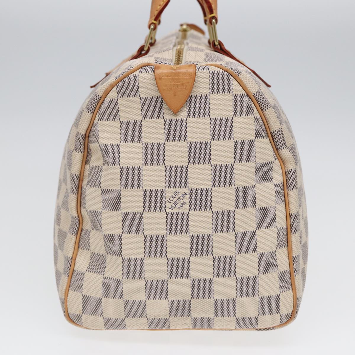 Louis Vuitton Speedy 30 Beige Canvas Hand Bag