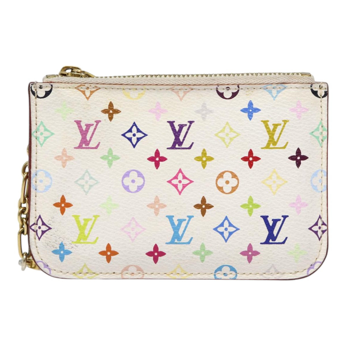 Louis Vuitton Pochette Clés Multicolour Canvas Wallet Accessories