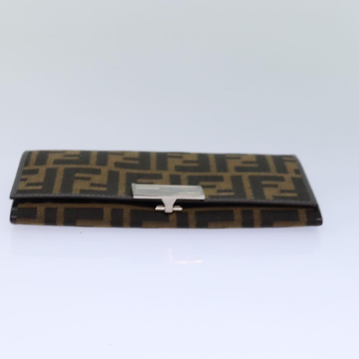 Fendi Zucca Brown Canvas Wallet Accessories