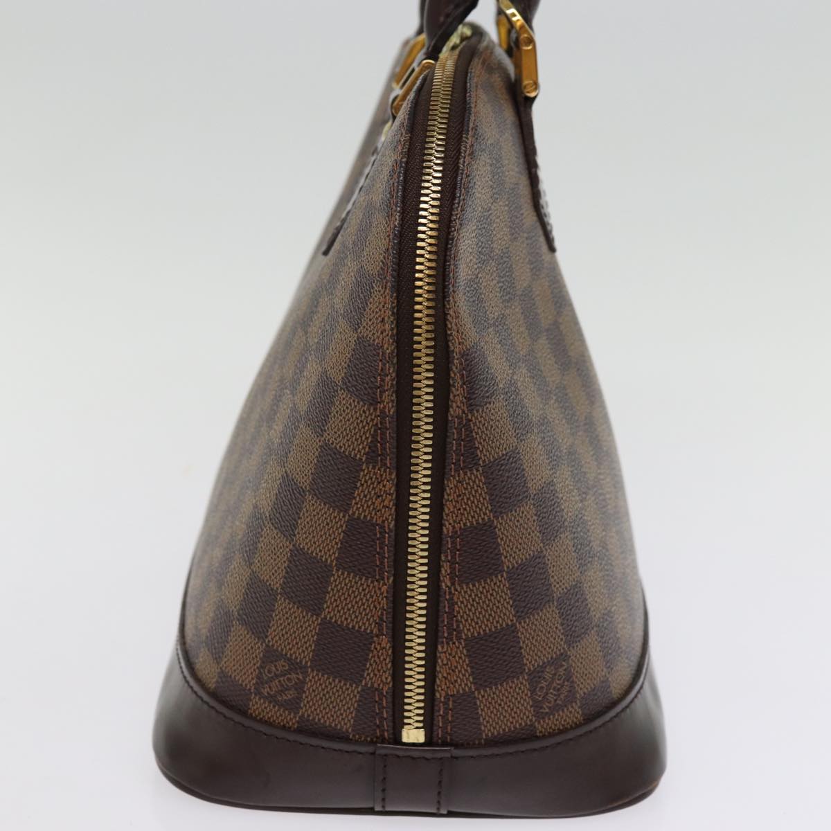 Louis Vuitton Alma Brown Canvas Hand Bag