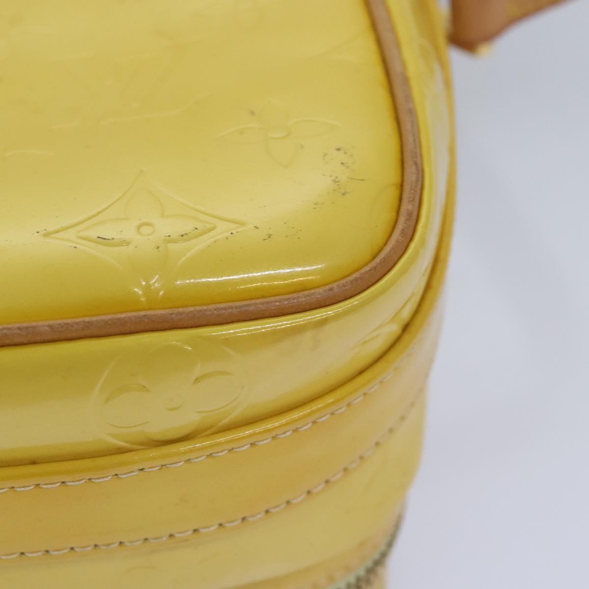 Louis Vuitton Wooster Yellow Patent Leather Shoulder Bag