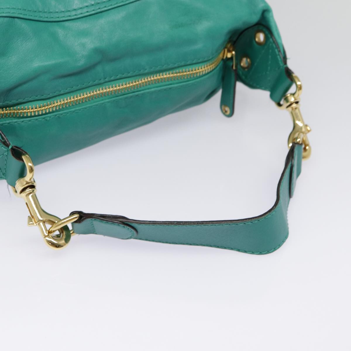 Gucci Green Leather Backpack Bag