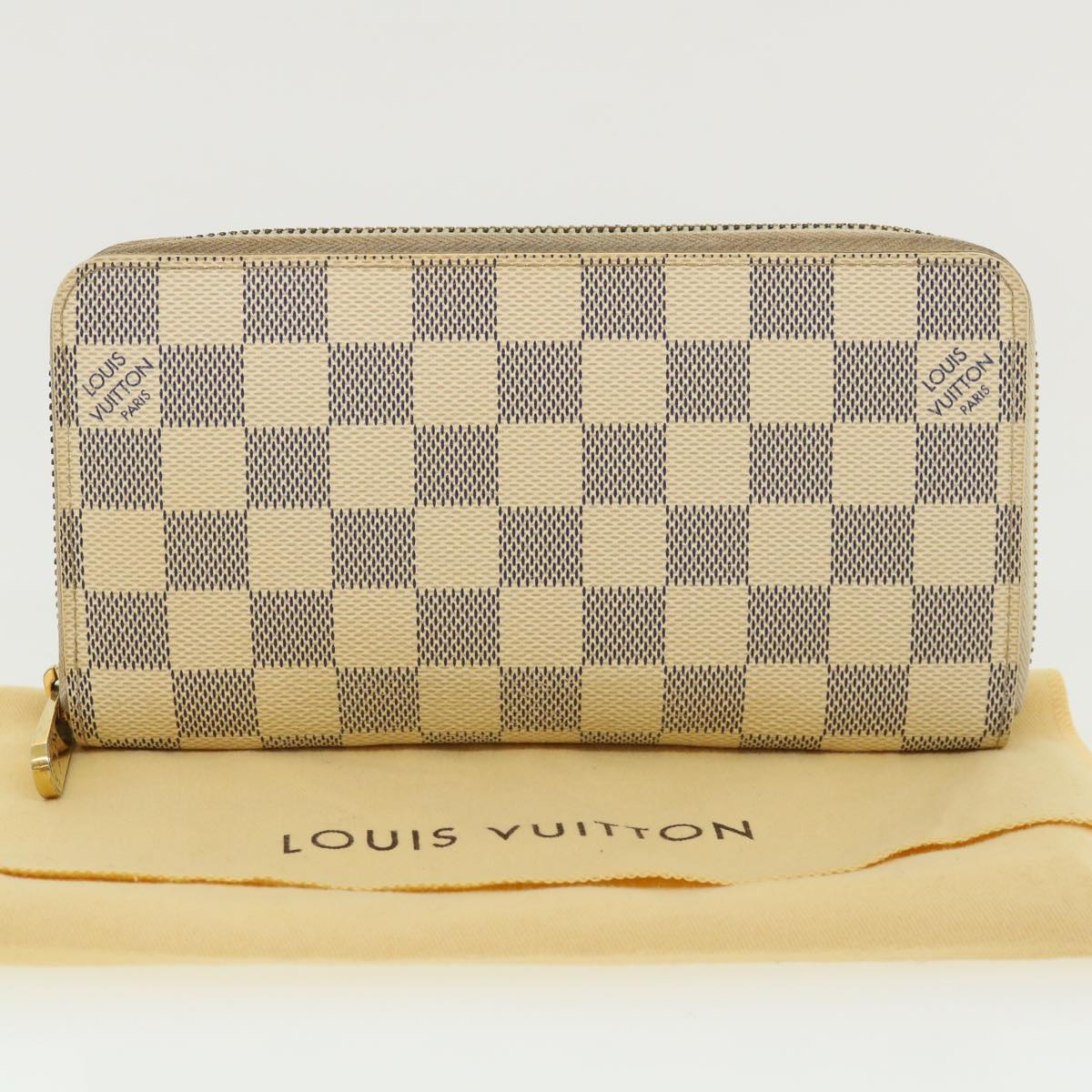 Louis Vuitton Zippy wallet Turquoise Canvas Wallet Accessories