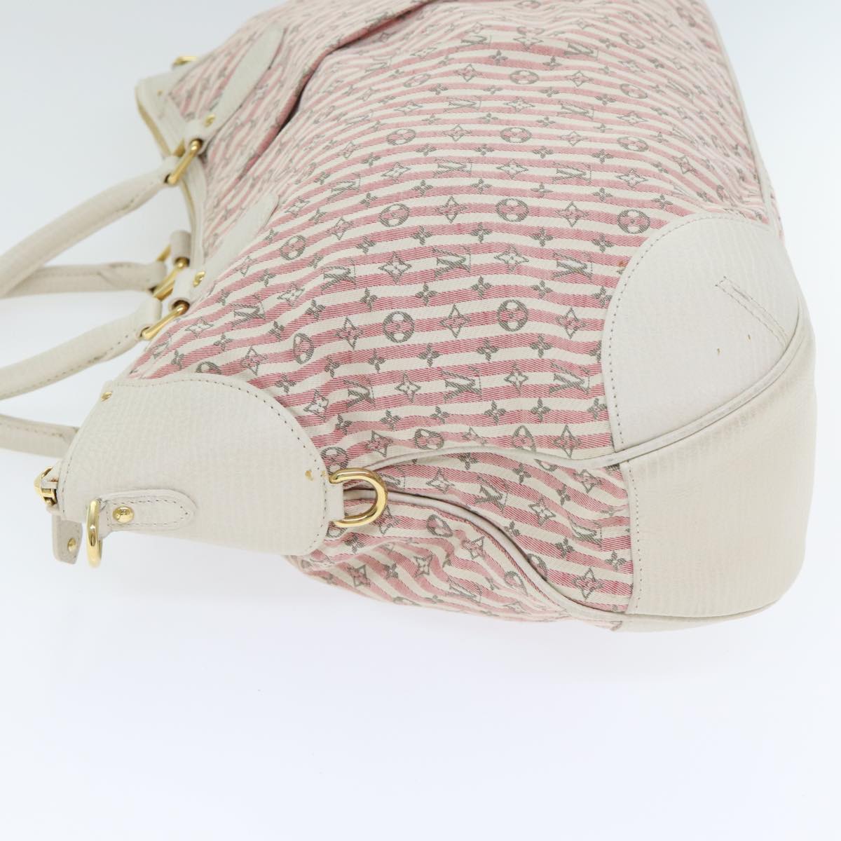 Louis Vuitton Croisette Pink Cotton Hand Bag