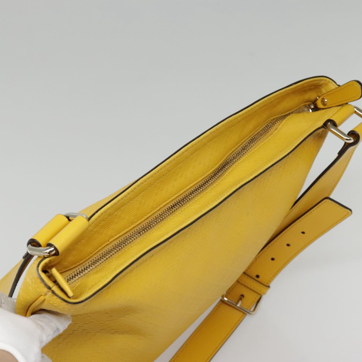 Gucci Diamantissima Yellow Leather Shoulder Bag