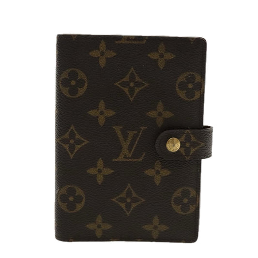 Louis Vuitton Agenda PM Brown Canvas Wallet Accessories