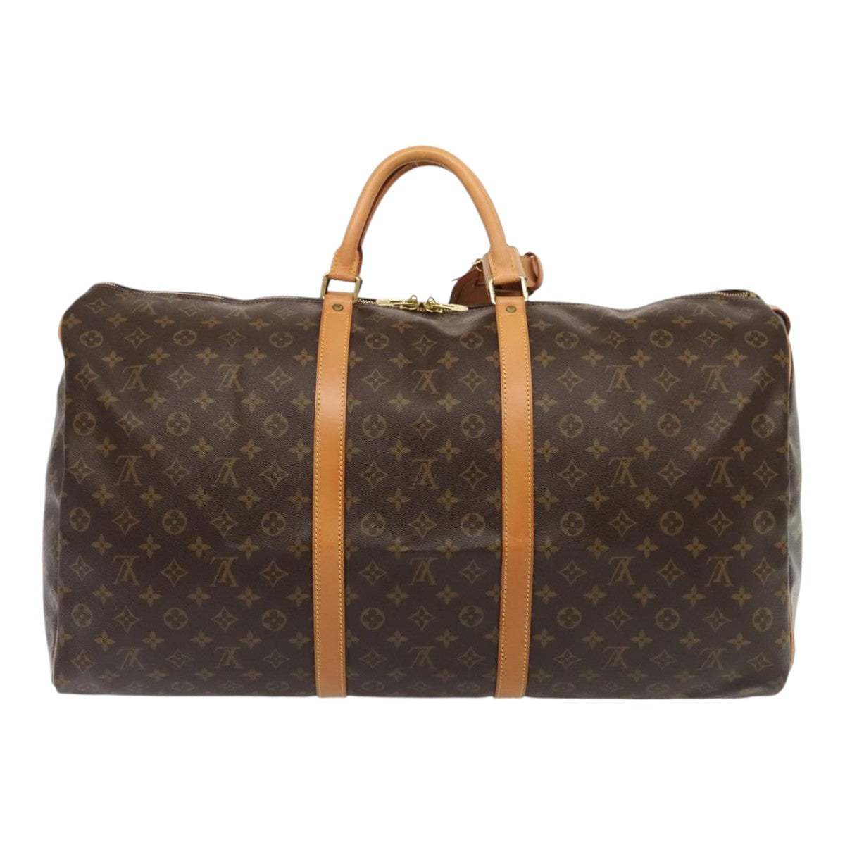 Louis Vuitton Keepall 60 Brown Canvas Travel Bag