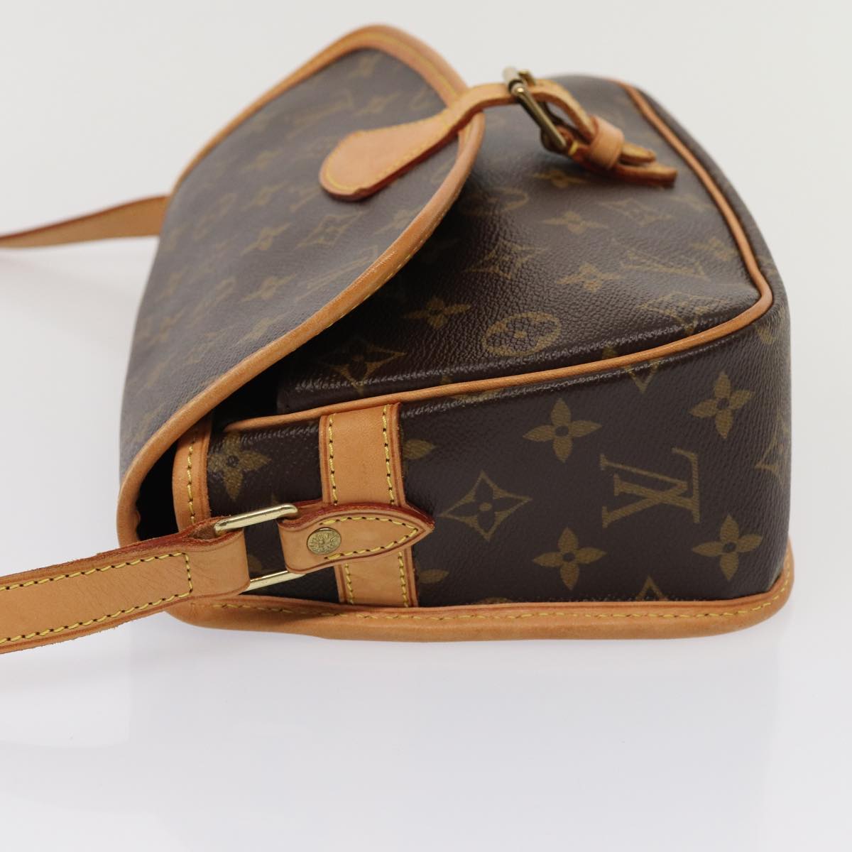 Louis Vuitton Sologne Brown Canvas Shoulder Bag