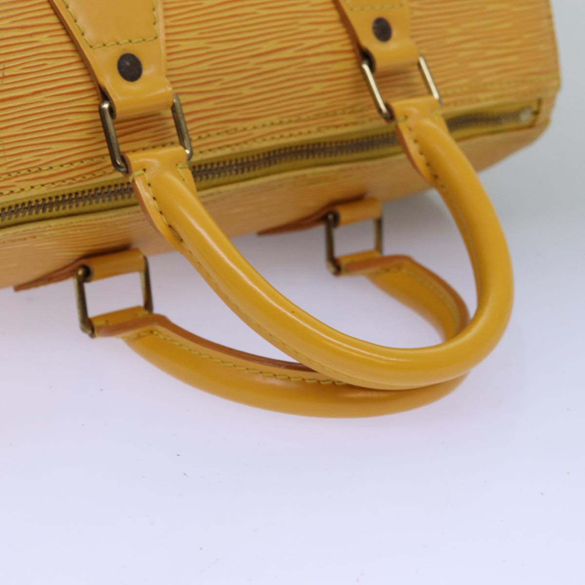 Louis Vuitton Speedy 25 Yellow Patent Leather Hand Bag