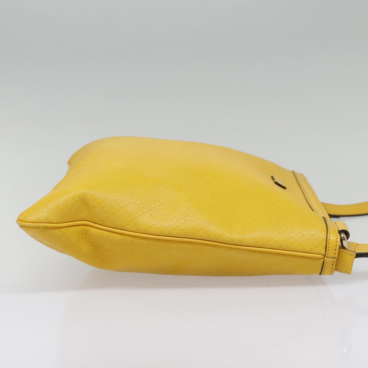 Gucci Diamantissima Yellow Leather Shoulder Bag