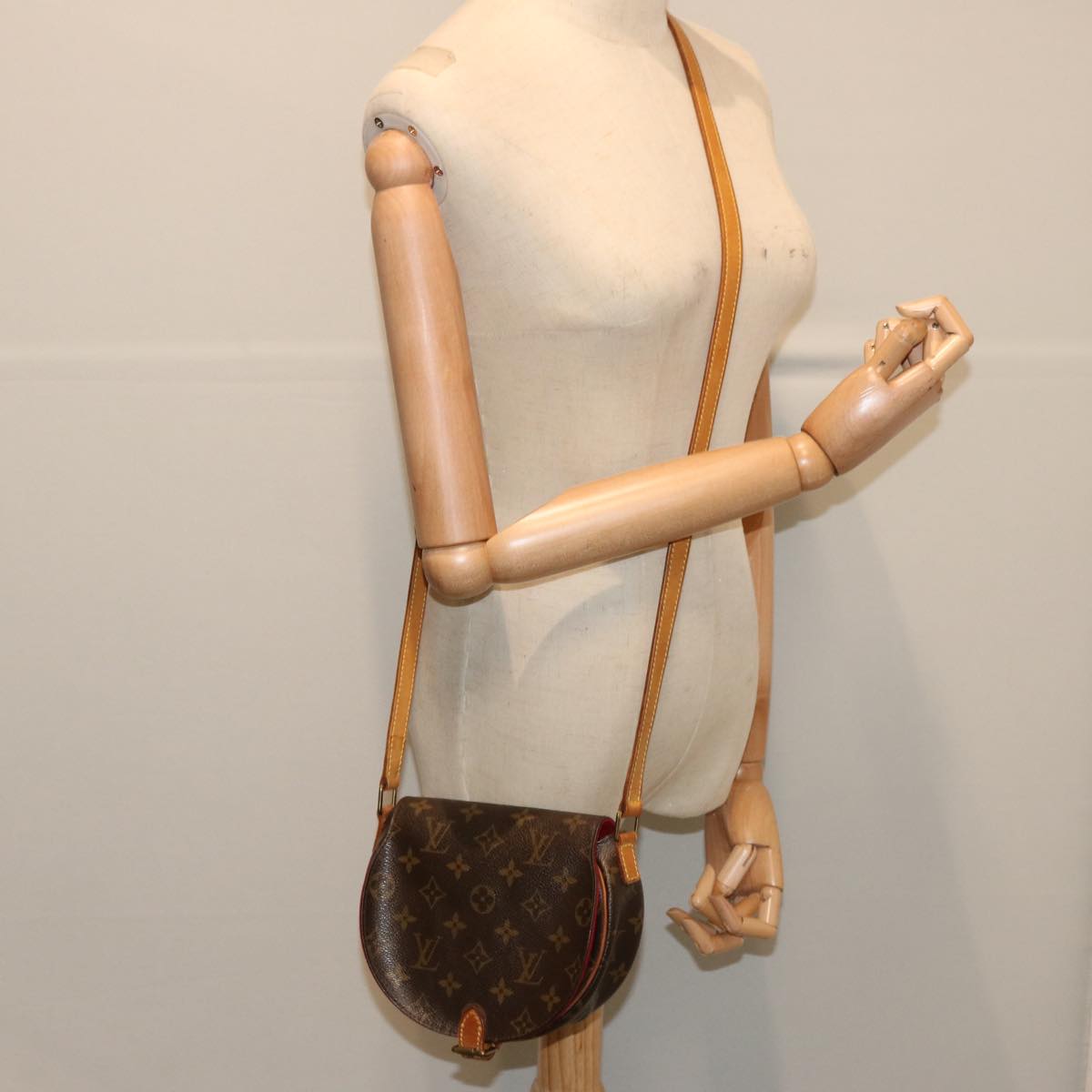 Louis Vuitton Tambourin Brown Canvas Shoulder Bag