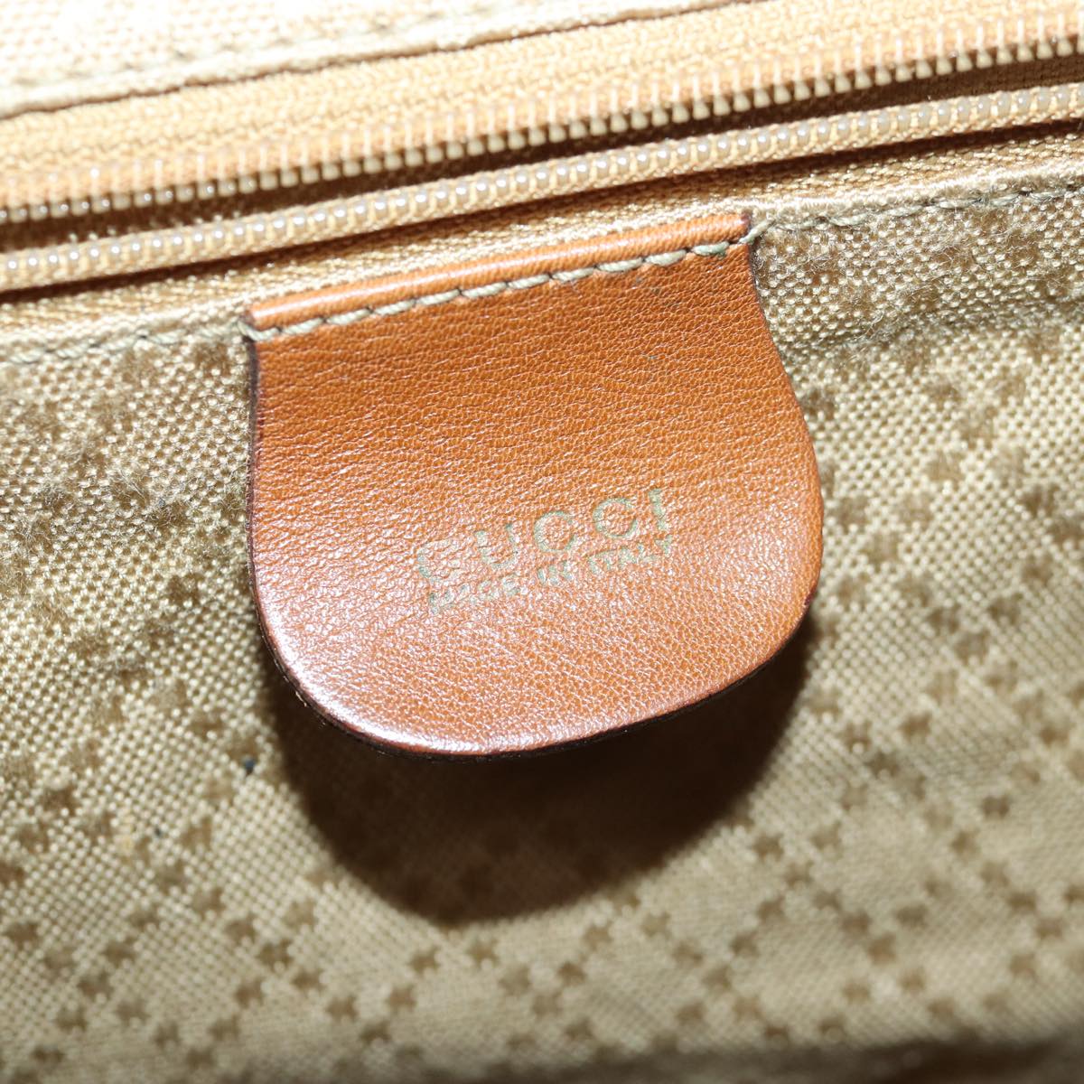 Gucci Bamboo Brown Leather Backpack Bag