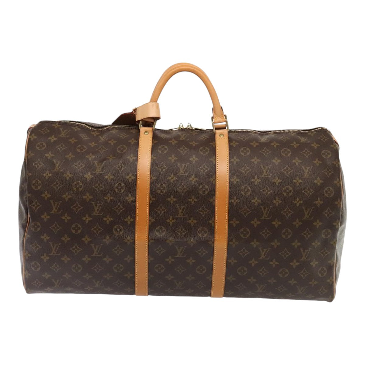 Louis Vuitton Keepall 60 Brown Canvas Travel Bag