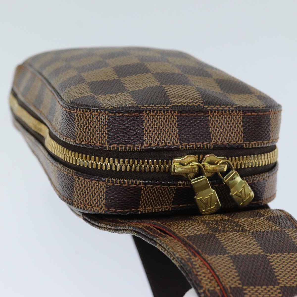 Louis Vuitton Geronimos Brown Canvas Clutch Bag