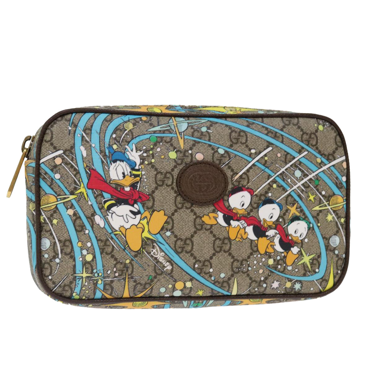 Gucci Disney X Gucci Beige Canvas Shoulder Bag