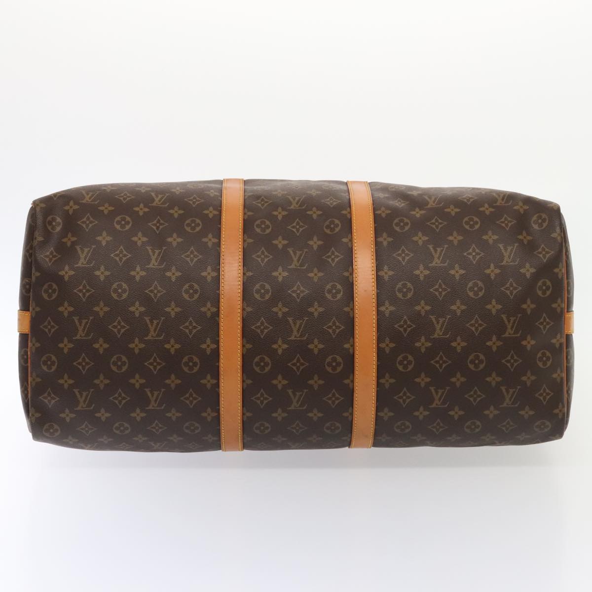 Louis Vuitton Keepall Bandoulière 60 Brown Canvas Travel Bag