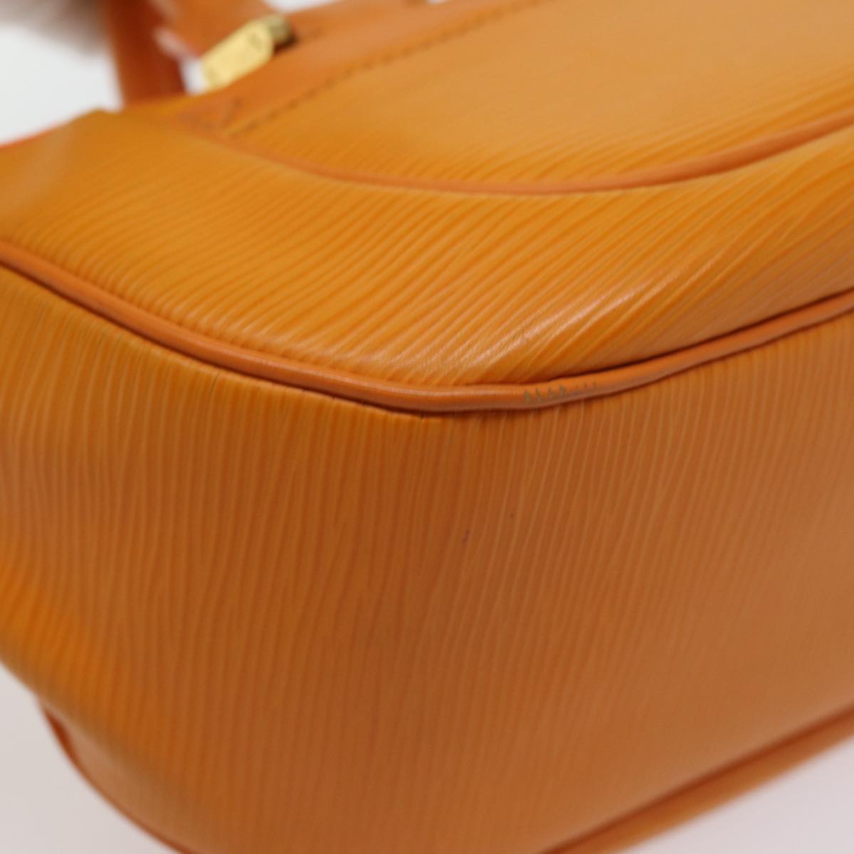 Louis Vuitton Dhanura Yellow Leather Hand Bag