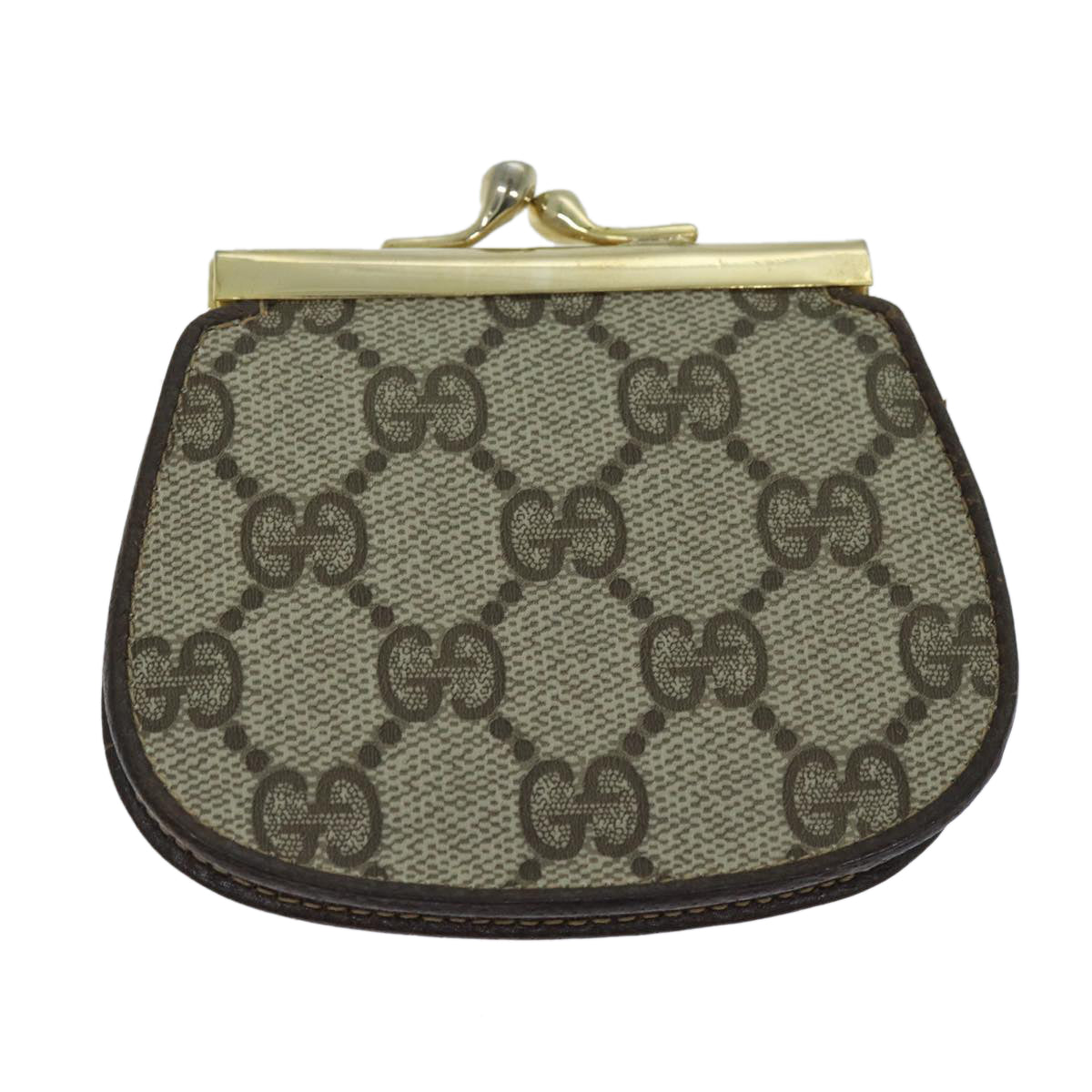 Gucci GG pattern Beige Canvas Wallet Accessories