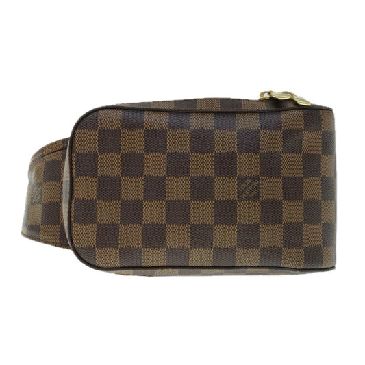 Louis Vuitton Geronimos Brown Canvas Shoulder Bag