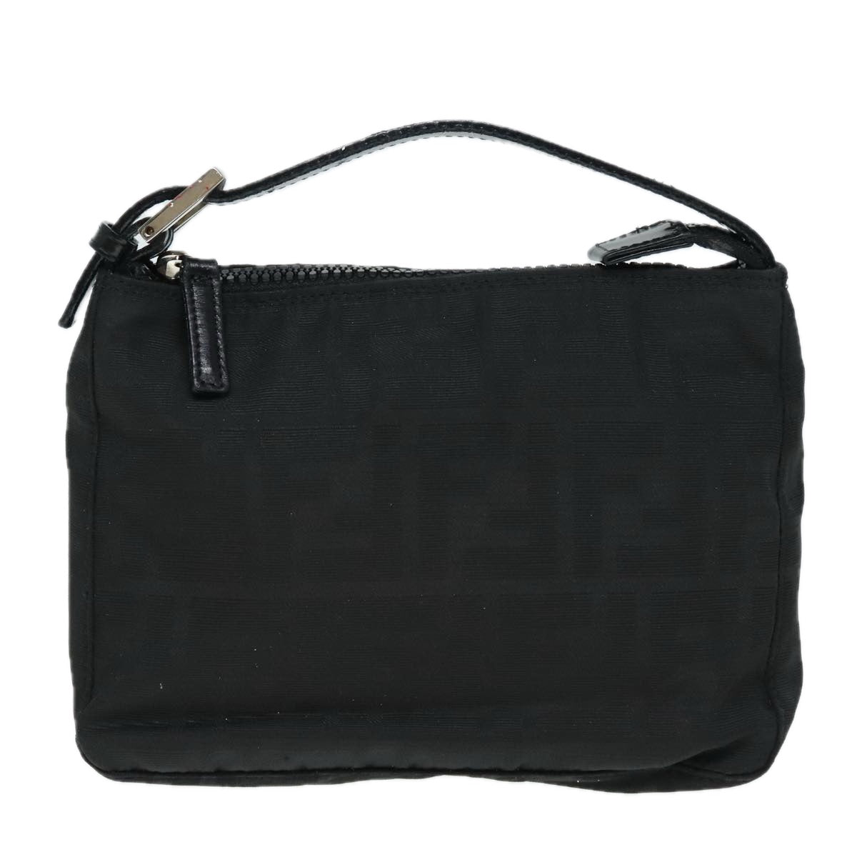 Fendi Black Canvas Hand Bag