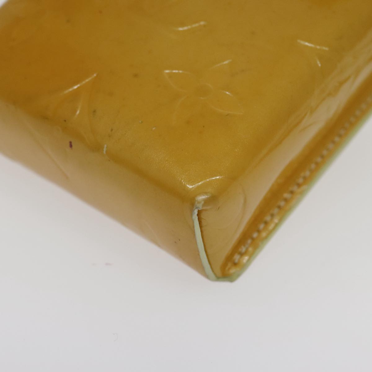 Louis Vuitton Walker Yellow Patent Leather Wallet Accessories