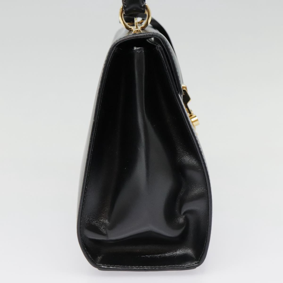 Gucci Lady Lock Black Leather Hand Bag