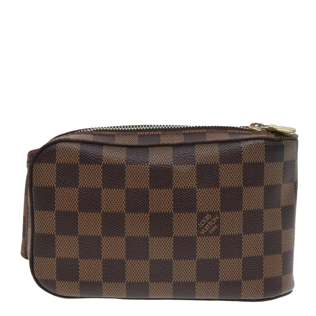 Louis Vuitton Geronimos Brown Canvas Shoulder Bag