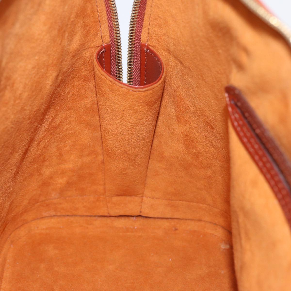 Louis Vuitton Alma Brown Leather Hand Bag