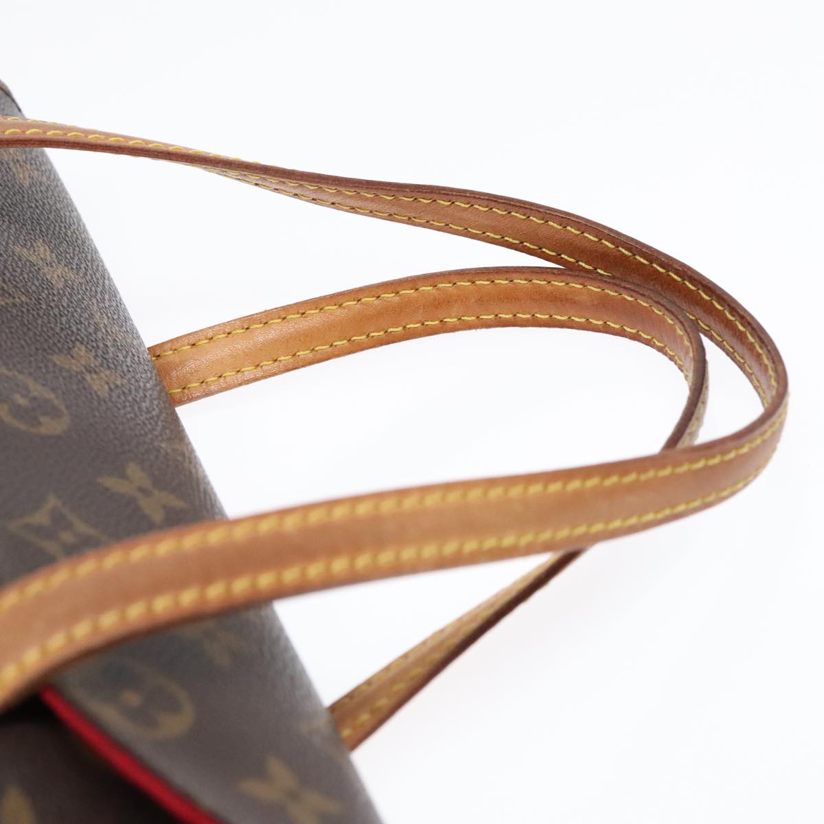 Louis Vuitton Sonatine Brown Canvas Hand Bag