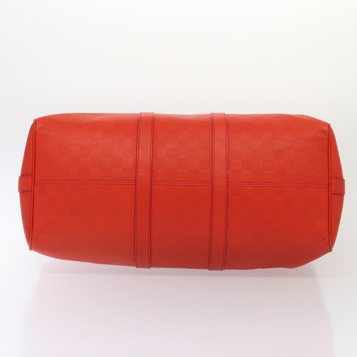 Louis Vuitton Keepall Bandouliere 45 Red Leather Travel Bag