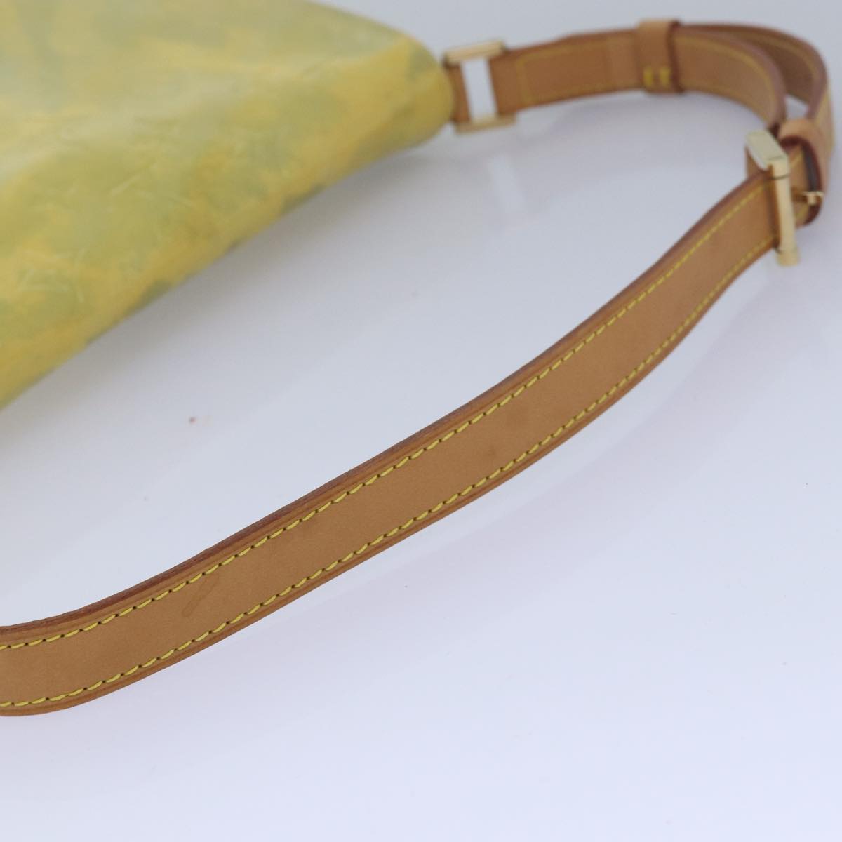 Louis Vuitton Thompson Street Yellow Patent Leather Shoulder Bag