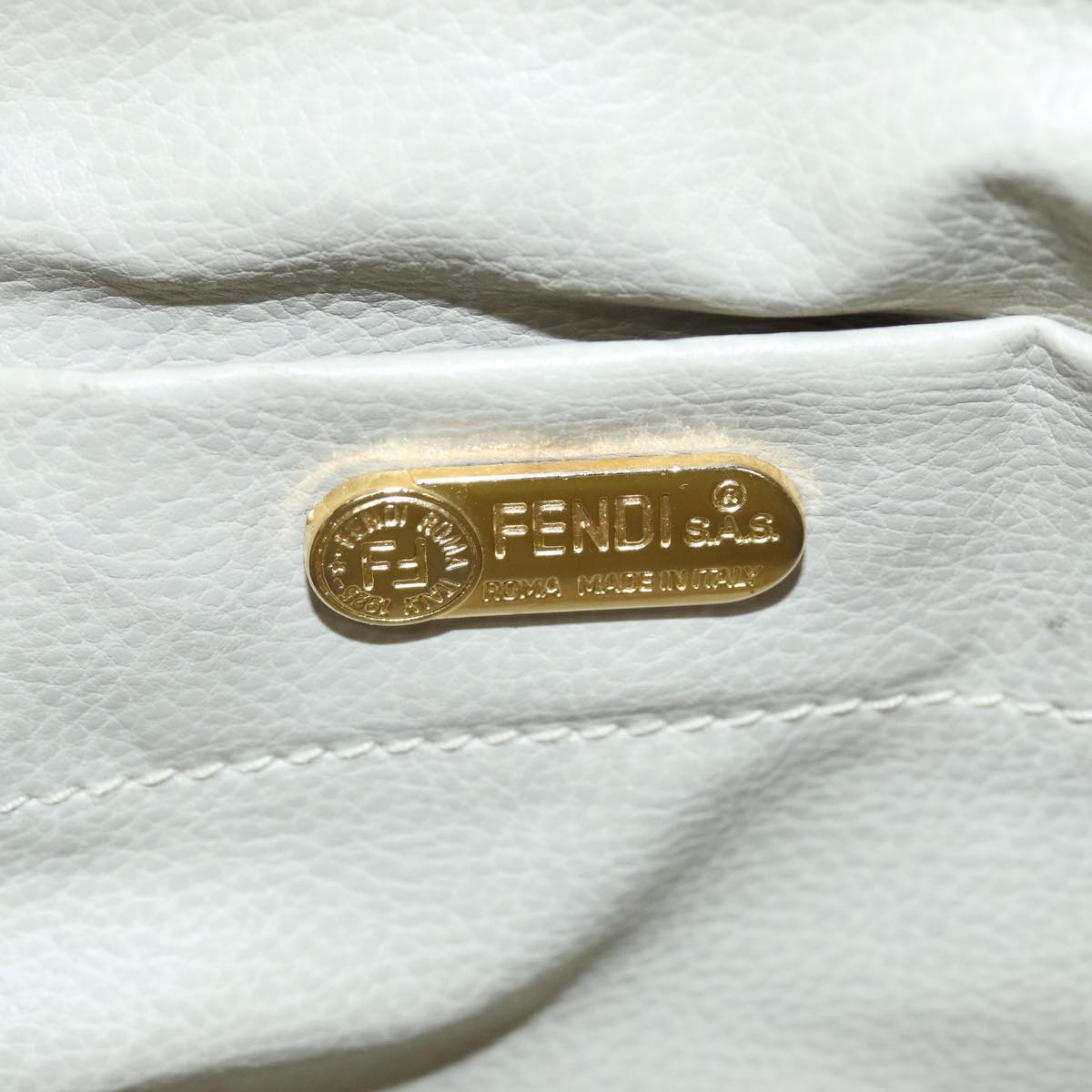 Fendi Zucca Pink Canvas Shoulder Bag