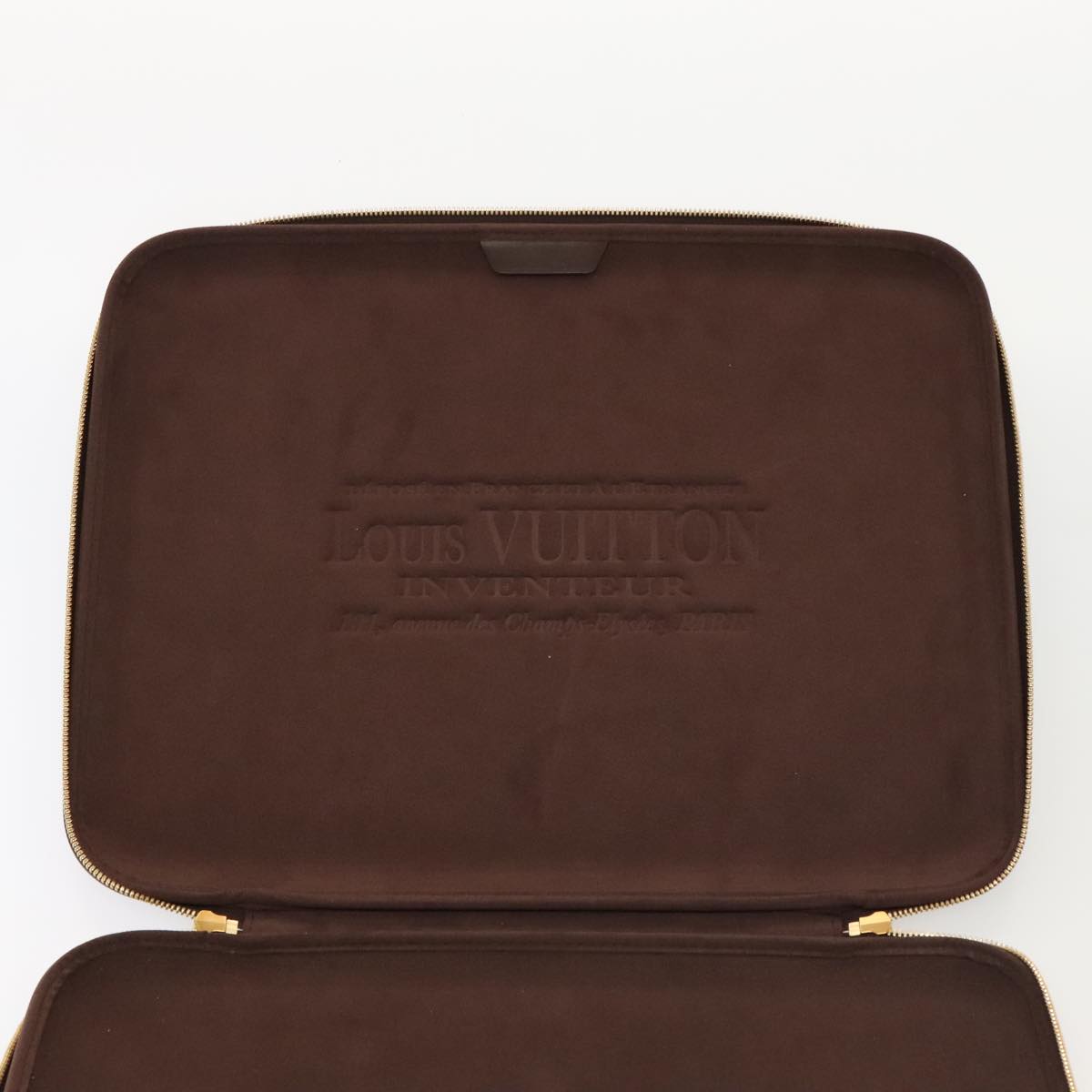 Louis Vuitton Computer sleeve Brown Canvas Wallet Accessories