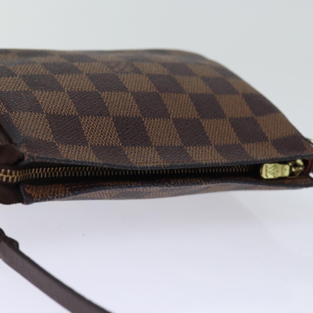 Louis Vuitton Trousse pochette Brown Canvas Clutch Bag