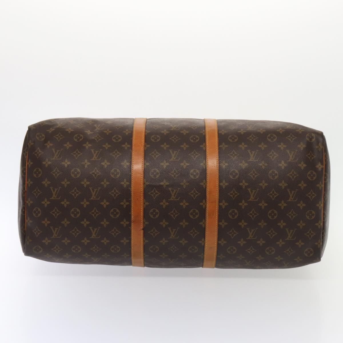 Louis Vuitton Keepall 60 Brown Canvas Travel Bag