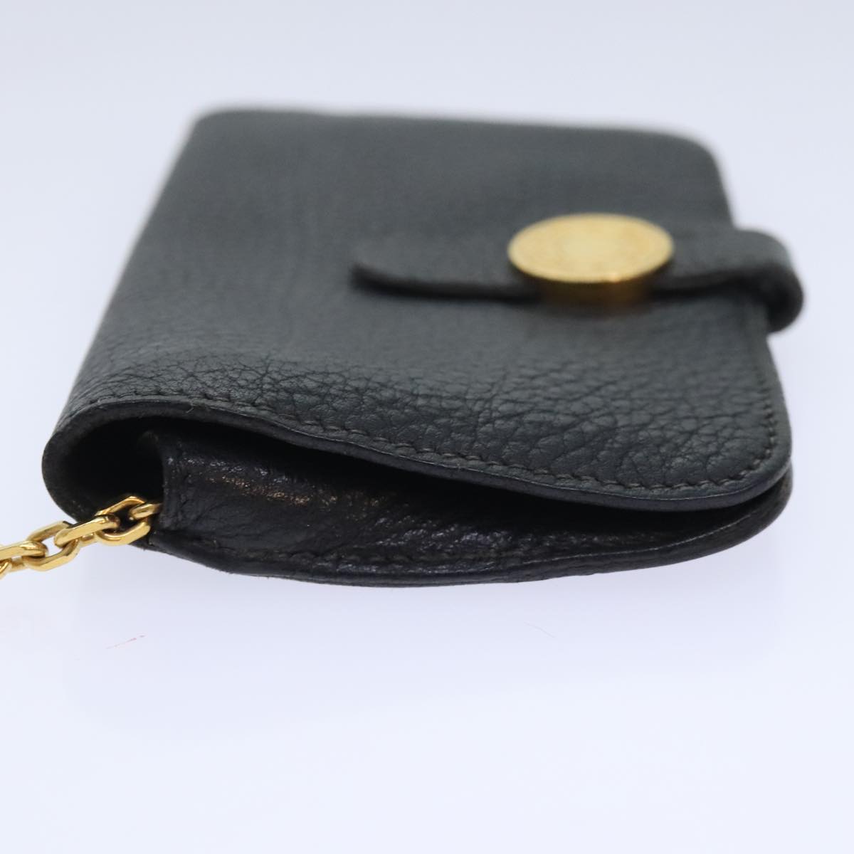 Hermès Dogon Black Leather Wallet Accessories