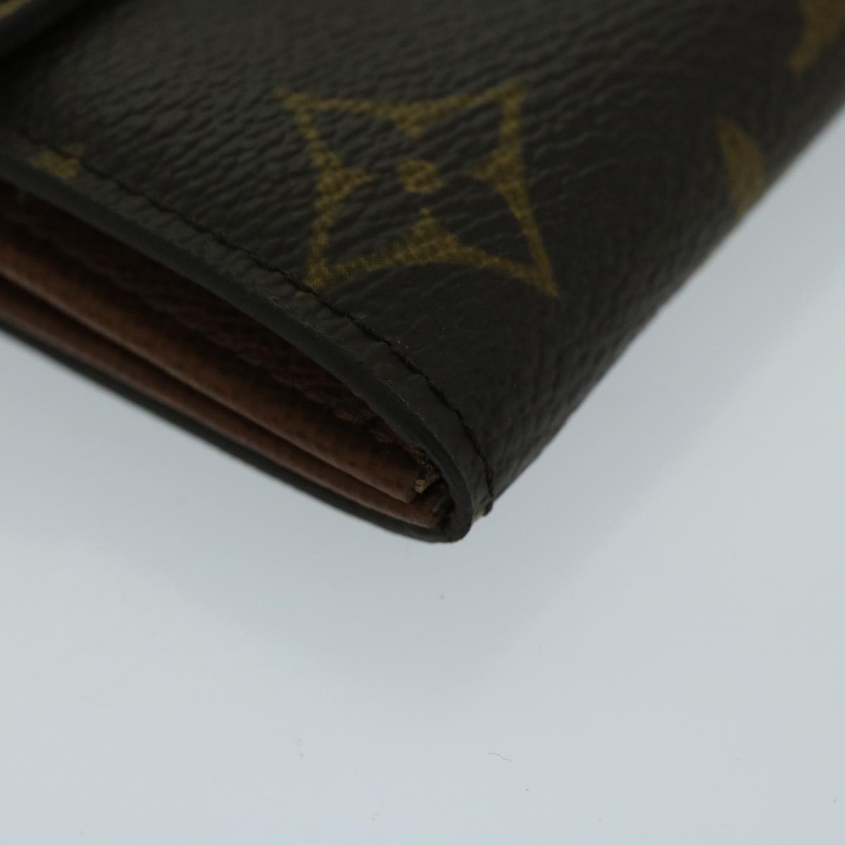 Louis Vuitton Portefeuille Sarah Brown Canvas Wallet Accessories