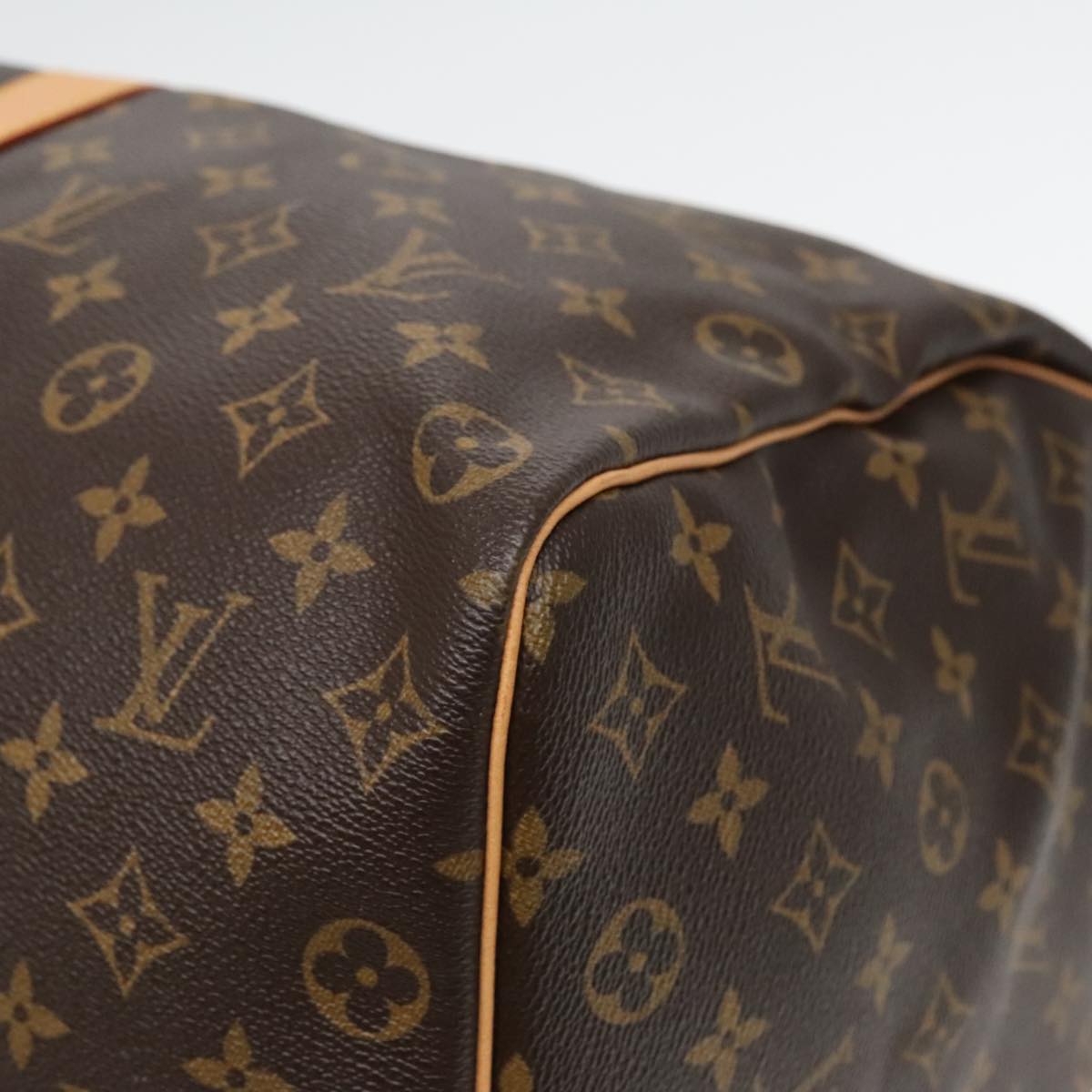 Louis Vuitton Keepall 50 Brown Canvas Travel Bag