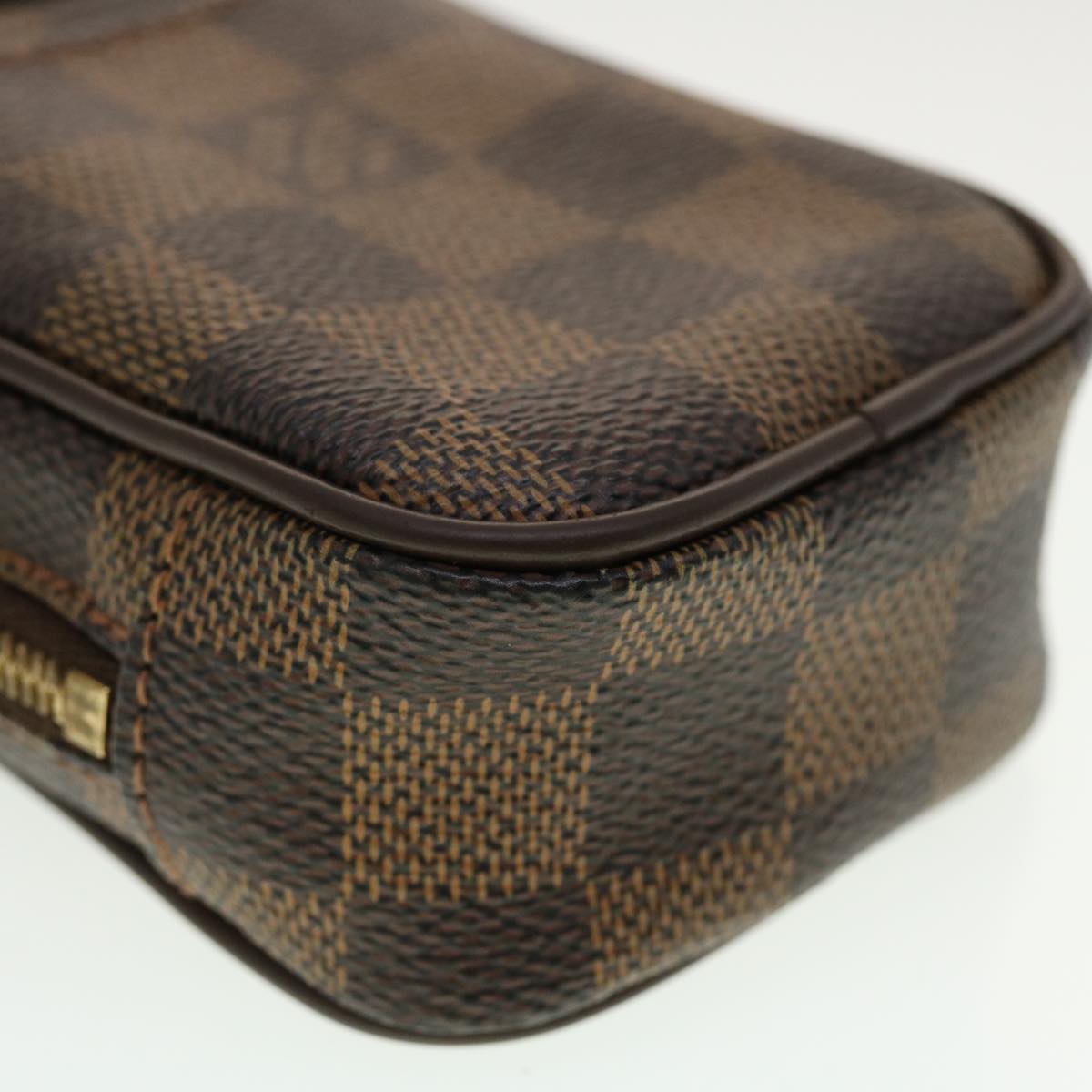 Louis Vuitton Okapi Brown Canvas Clutch Bag