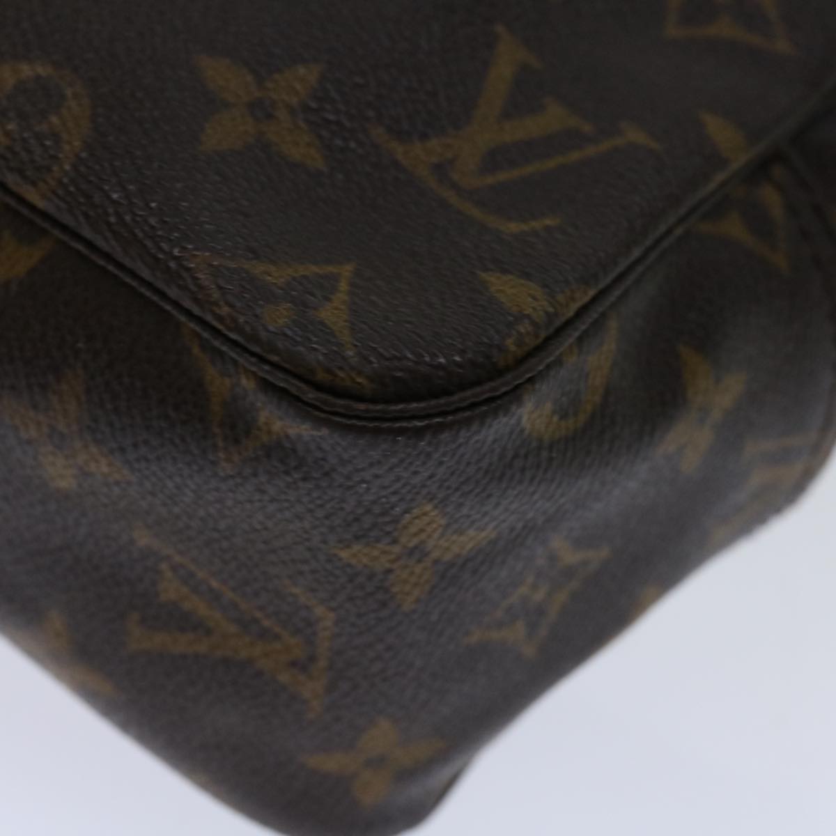 Louis Vuitton Trousse Toilette 28 Brown Canvas Clutch Bag